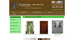 Desktop Screenshot of emeralddoorsnyc.com